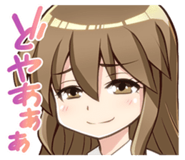 Girl who loves Anime Chibi-san Stickers2 sticker #9608005