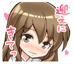 Girl who loves Anime Chibi-san Stickers2 sticker #9608017