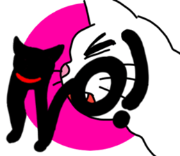 Cats with big letter message sticker #9608815