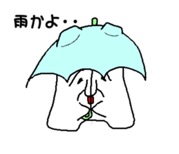 Pure white rabbit 2nd sticker #9608980