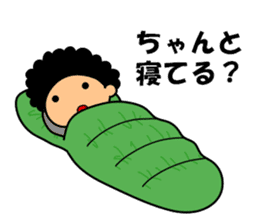 Mr Afro-hair macho 2 sticker #9609370