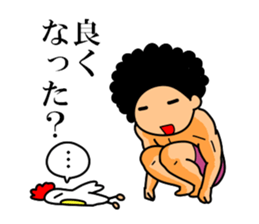 Mr Afro-hair macho 2 sticker #9609373