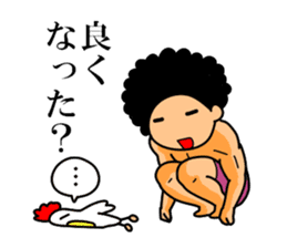 Mr Afro-hair macho 2 sticker #9609373