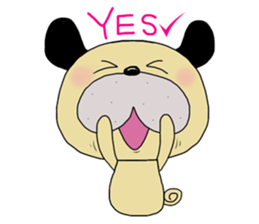 Jocho the Pug sticker #9609482