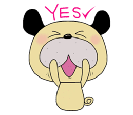 Jocho the Pug sticker #9609482