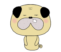 Jocho the Pug sticker #9609484