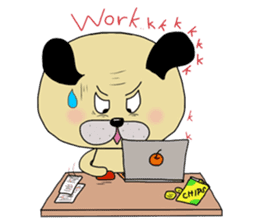 Jocho the Pug sticker #9609494