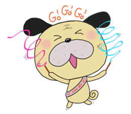 Jocho the Pug sticker #9609496