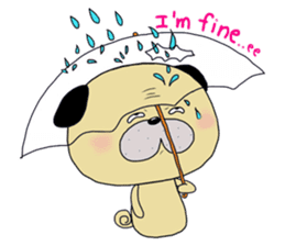 Jocho the Pug sticker #9609497