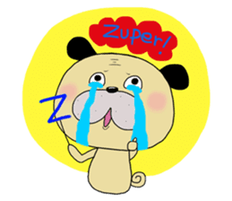 Jocho the Pug sticker #9609499