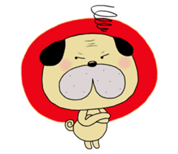 Jocho the Pug sticker #9609501