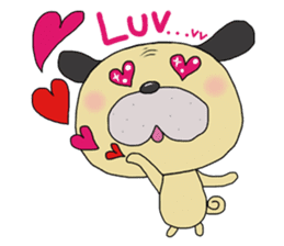 Jocho the Pug sticker #9609507