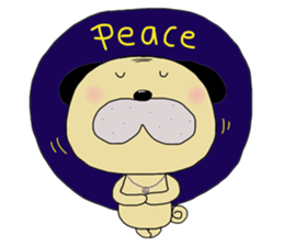 Jocho the Pug sticker #9609509