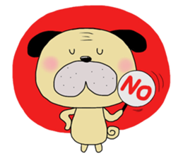 Jocho the Pug sticker #9609510