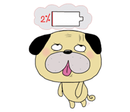 Jocho the Pug sticker #9609515