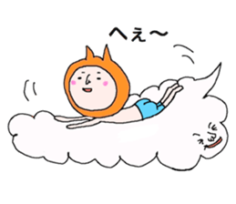 A cat man and friends 3 sticker #9609572