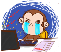 Odd Monkey ENG ver. sticker #9609722