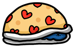 Blue Cloud puff sticker #9609828