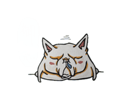 We are funny French Bulldogs sticker #9610360