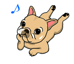 We are funny French Bulldogs sticker #9610367