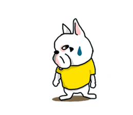 We are funny French Bulldogs sticker #9610375