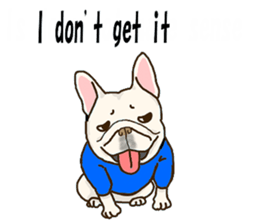 We are funny French Bulldogs sticker #9610376