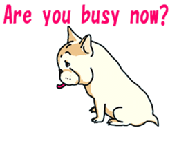 We are funny French Bulldogs sticker #9610381