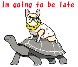 We are funny French Bulldogs sticker #9610383