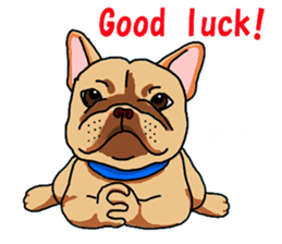 We are funny French Bulldogs sticker #9610385