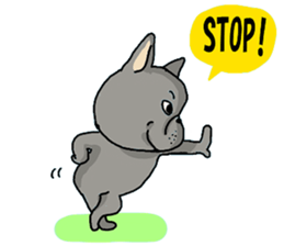 We are funny French Bulldogs sticker #9610388