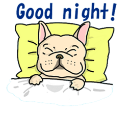 We are funny French Bulldogs sticker #9610399