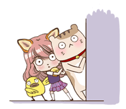 Monbi&Meowgi sticker #9611147