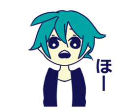 Cat and owner sticker #9611384