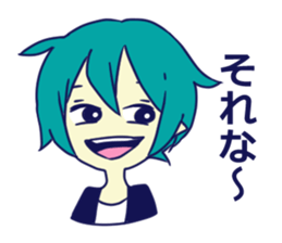 Cat and owner sticker #9611386