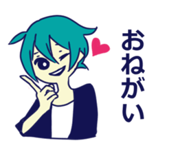 Cat and owner sticker #9611387