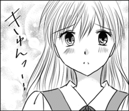 The girl who loves sticker #9611520