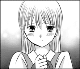 The girl who loves sticker #9611530