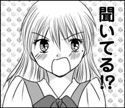 The girl who loves sticker #9611537