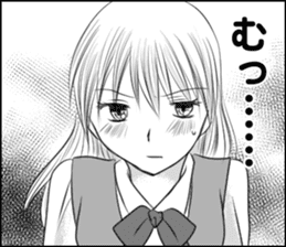 The girl who loves sticker #9611541