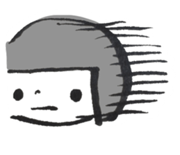 Hi, Colorful hair girl sticker #9611645