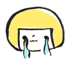 Hi, Colorful hair girl sticker #9611676