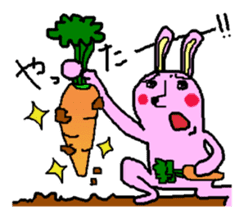 Rabbit and Tonosama sticker #9611761