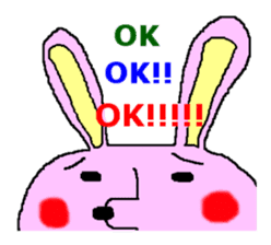 Rabbit and Tonosama sticker #9611764