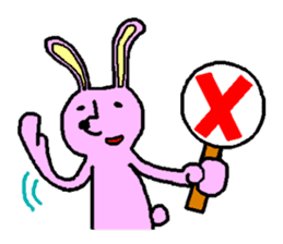 Rabbit and Tonosama sticker #9611785