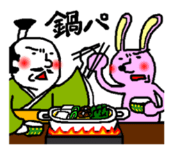 Rabbit and Tonosama sticker #9611797
