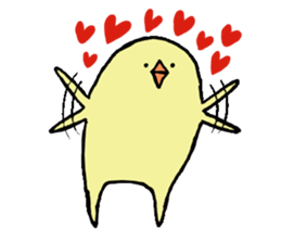 fly want chick . sticker #9611807