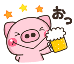 BUTA riakusyon sticker #9612362