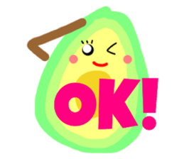 every day avocado (ENG Ver.) sticker #9612482
