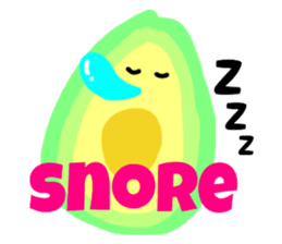 every day avocado (ENG Ver.) sticker #9612487