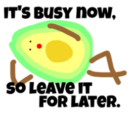 every day avocado (ENG Ver.) sticker #9612488